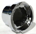 Nut Covers 10  1 2  Round Pointed Chrome Plastic 7 8  Tall Freightliner Kenworth