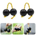 Aslatuas Rhythmic Ball Kashaka Instrument  Two Pair Abs Kashaka Music Egg Black