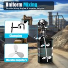 50 Gallon Pneumatic Mixer 1 2 Hp Air Agitator Painting Blender   Stainless Blade