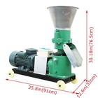 Chicken duck 3mm Animal Feed Pellet Mill Machine 220v Feed Pellet Press Maker
