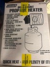 Coleman Propane Heater 15 000 Btu  Electronic Ignition  Focus 15    Used Once 