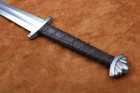 38    Custom Hand-forged Full Tang Medieval Viking Guardlane Sword With Scabbard