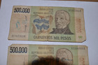  3  1981 500 000 Pesos Banco Central De La Republica Argentina P-309 -circulated