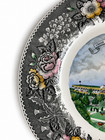 Vintage Adams Staffordshire Grand Hotel Mackinac Island Michigan Souvenir Plate 