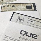 Vintage Learn C Now Microsoft Press   Que C Programmer s Toolkit 5 25  Floppy