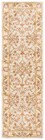 Classic Collection Runner Rug - 2 3  X 10   Grey   Light Gold  Handmade Tradi   
