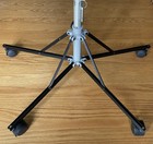 Msd Med Stream Aluminum Collapsible Iv Pole Floor Wheels Stand-free Ship