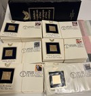 Lot 5 Usps Postal Commemorative Society 22k Gold Replica Stamp Covers - Random 