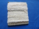 7 Yds Antique Tatting Handmade Tatted Lace Trim 1 4  Doll Dress Baby 2pc Cream