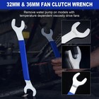 3pcs Fan Clutch Nut Wrench 32mm 36mm Clutch Holder Removal Tool For Bmw