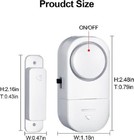 Wireless Home Window Door Burglar Security Alarm System Magnetic Sensor Lot