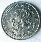 1964 Mexico 50 Centavos - Au unc - Exotic Coin - Free Ship 