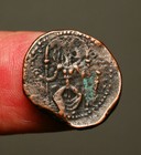 Ks12-51  Kushano-sasanian  Ardashir I  C  230-245ad    Goddess Anahita Enthroned