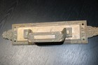 Vintage Brass Ornate Door Handle Pull Plate