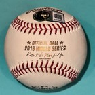 Chad Noble  cubs  Signed Official 2016 World Series Baseball Beckett W  Insc