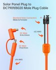 10 Ft Solar Connector To Dc 8mm Adapter Cable 12awg 14awg Solar Cable Connector