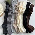 Women   s Knee High Wool Socks Warm Cashmere Knit Winter Long Stockings