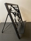Vintage Cast Iron Cookbook Stand Album Cutting Board Holder Chef Sketch Pattern