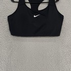 Nike Sports Bra Womens 2x Black Racerback Padded Plus Size Training Running Gym