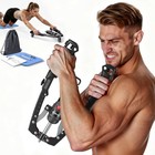 Flybird Hydraulic Twister Arm Exerciser 22-440lb Chest Expander With Ab Rollers