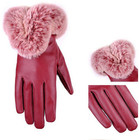 Women s Ladies Driving Lambskin Leather Gloves Thermal Fur Ladies Warm Winter Us