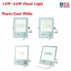 10w-50w Led Flood Light Cool White Outdoor Spotlight Garden Yard Security Lamp