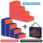 Pokiiulk Refill Darts Bullets Fit For Nerf 7 2 1 2 Cm  1000 Mixed   Target 