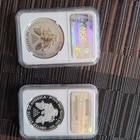 2012 S Reverse Proof Silver Eagle Ngc Pf70   Pf70 Er 2 Coin San Francisco Set