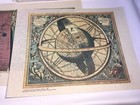 Set 4 Illustrated Map Prints Vtg John Smiths Virginia 1627 London Rand Mcnally