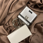 Givenchy Make Up Clutch pouch Bag Case Authentic Xmas Gift Silvery