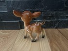 Small Plastic Deer Fawn Figurine Vintage Christmas Decoration 4 Inches Tall