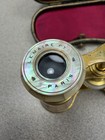 Vtg Lemaire Paris Mother Of Pearl Opera Glasses Bee Mark 61   Case Working