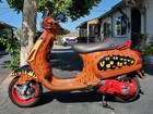 2007 Piaggio Vespa Lx 150 Custom Amerivespa  13 Rally Scooter Bhuff Disney Art