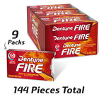 Dentyne Fire Spicy Cinnamon Sugar Free Gum  Pack Of 9  144 Total Pieces 