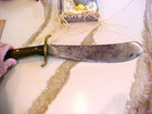 Wwi Us Army Hospital Corps Bolo Knife Salty W sheath All Original Rare Markings 