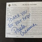 Lpga Paula Creamer First Tee Signed Scorecard