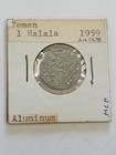 1959 Yemen 1 Halala  ah1378  Aluminum Uncirculated Coin  mc8