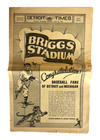 1938 Detroit Times Newspaper Souvenir Edition Briggs Stadium