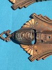 Antique Pair Art Deco Slip Glass Shade Wall Sconce Light Fixture Williamson 061