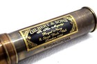 Vintage Brass Kaleidoscope With Case Antique Maritime Collectible Children Gift