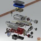 1 8-1 24 Scale 427 Chevrolet Big Block Supercharged Engine  3d Resin Printed