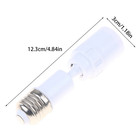 1pc E27 To E27 Light Bulb Socket Extender 360   Rotatable Adjustable Adapter