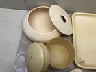 Large Lot Antique Vtg French Ivory Vanity Set 1930 s Era Celluloid Dresser G6