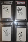 Masters Signed Scorecards 8 Winners In A Row  Phil Mickelson  Jordan Spieth  Etc