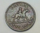 1813-14 Canada  Wellington Token Cossack Penny  34mm 