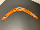 Vintage Australian Boomerang   Kangaroo Painted  Made In Australia  