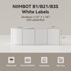 3pk Label Maker Tape 40x30mm  690pcs Thermal Sticker For Niimbot B1 B21 B3s