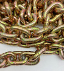 Forged G-80 Chain  5 16  X 20   Tow Chain With Grab Hooks  4 900 Lbs  Swl