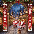 A Pair Of Banners For Christmas   New Year Holidays For Home party garden Decor