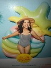 Sun Squad Inflatable Giant Pineapple Pool Float Yellow Green Pink Blue